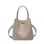 Luxury Leather  Women's Bucket Handbag