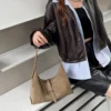 Vintage Luxury Leather Women’s Shoulder Bag - Image 5
