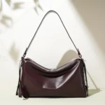 Women’s Cowhide Leather Shoulder Bag - Image 2