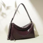 Women’s Cowhide Leather Shoulder Bag - Image 4