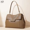 Women’s Genuine Cowhide Leather Shoulder Bag - Image 4