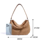 Handwoven Women’s Casual Handbag - Image 7