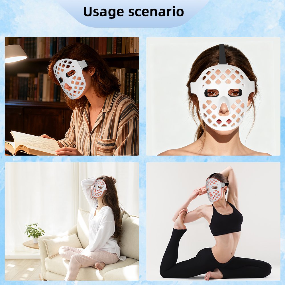 Wireless 5D LED Face Mask with Remote Control product details