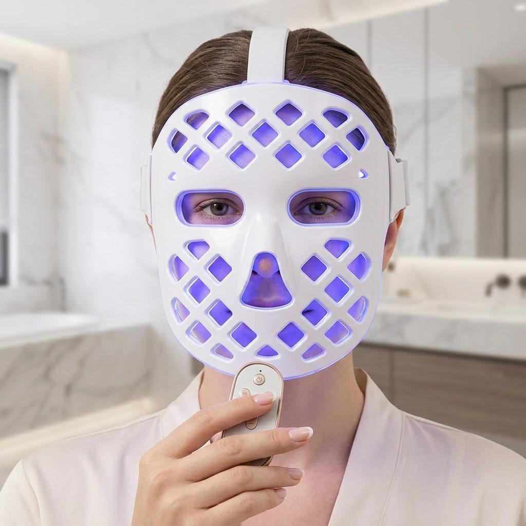 Wireless 5D LED Face Mask with Remote Control product details